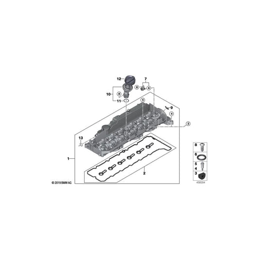 Genuine BMW 11128579601 G11 G06 G31 Oil Filler Neck (Inc. 530dX, X6 30dX & 730d) | ML Performance UK Car Parts