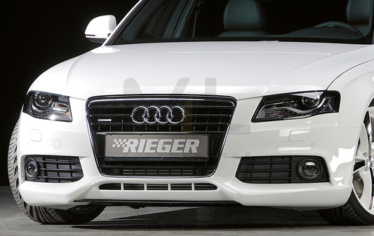 Rieger 00055501 Audi B8 B81 A4 Front Splitter 1 | ML Performance UK Car Parts