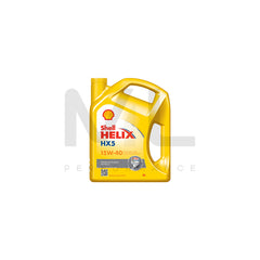 Shell Helix HX5 Engine Oil - 15W-40 - 5Ltr