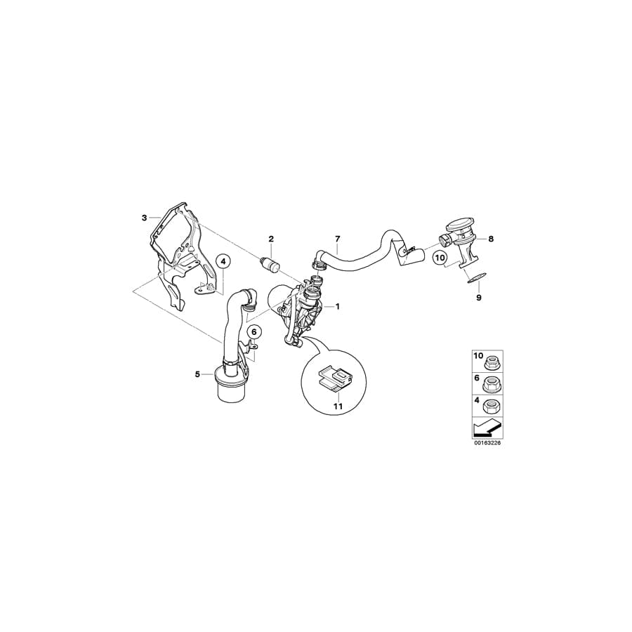 Genuine BMW 11727630452 F11 E93 E92 Secondary Air-Injection Pump (Inc. 325i & 530i) | ML Performance UK Car Parts