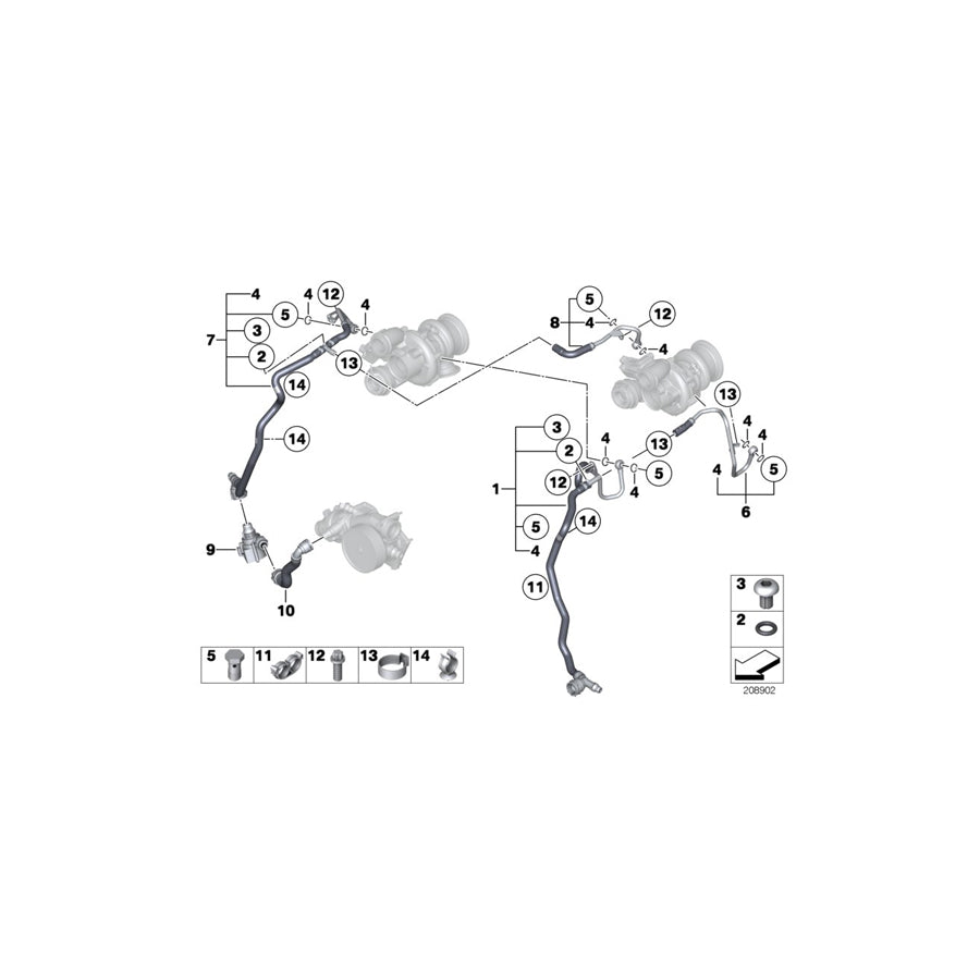 Genuine BMW 11517629913 E72 Auxiliary Water Pump (Inc. Hybrid X6) | ML Performance UK Car Parts