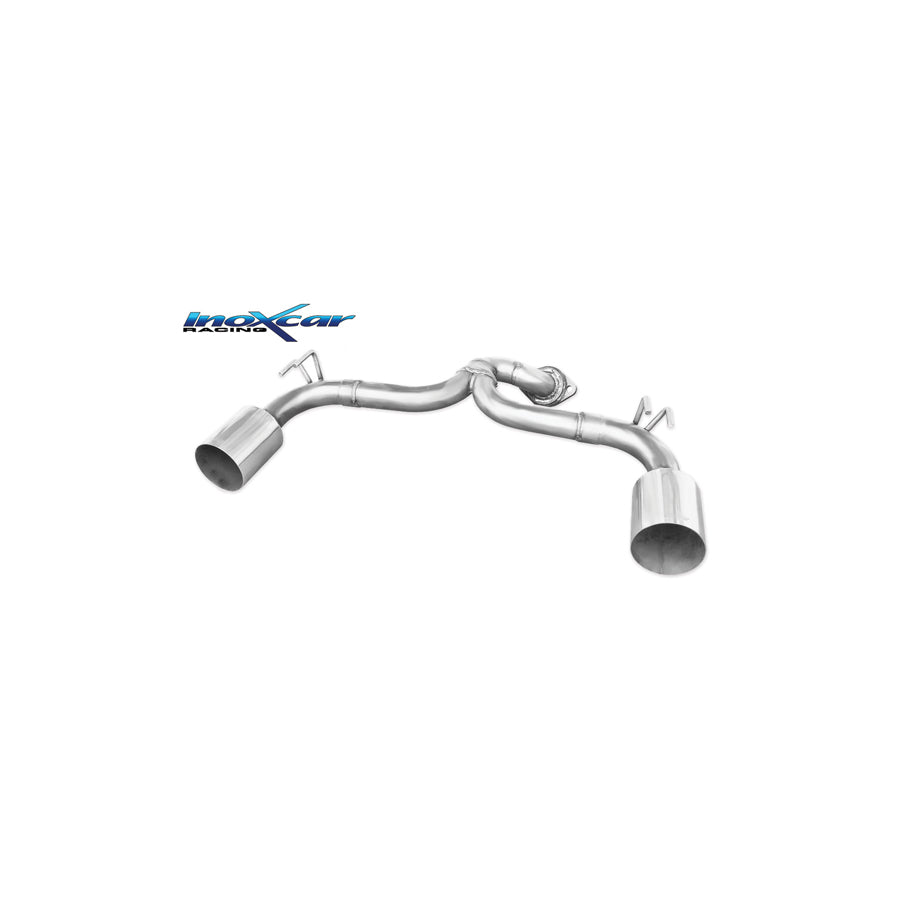 InoXcar MILA.10.114R Mitsubishi Lancer Non-Resonated Rear Exhaust | ML Performance UK Car Parts