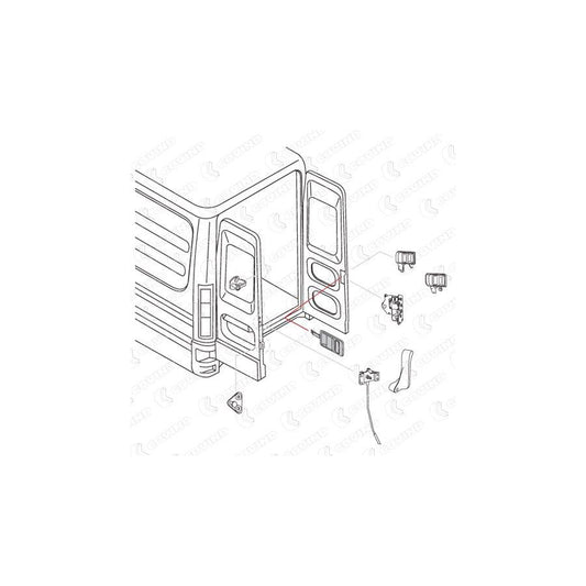 Covind C39/190 Door Handle For Iveco Daily | ML Performance UK