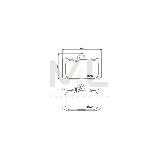 Hella 8DB 355 019-851 Brake Pad Set With Acoustic Wear Warning | ML Performance Car Parts