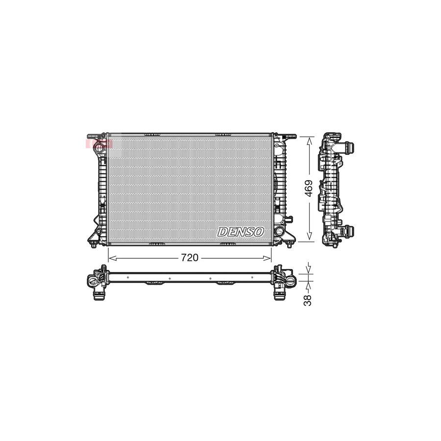 Denso DRM02024 Drm02024 Engine Radiator | ML Performance UK