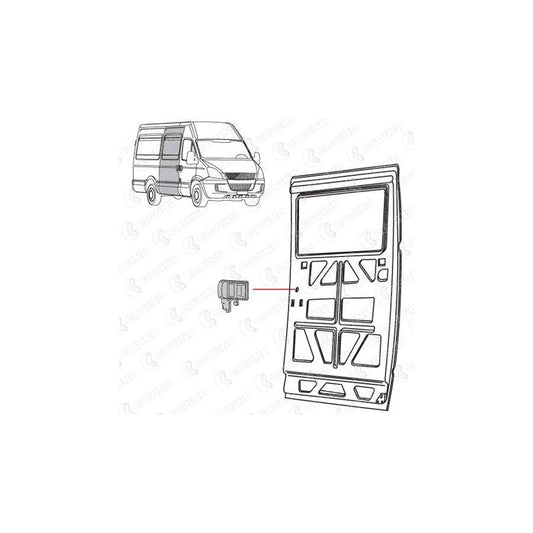 Covind C39/186 Door Handle For Iveco Daily | ML Performance UK