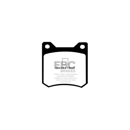 EBC PLK1449 De Tomaso Pantera Yellowstuff Pads and Brake Line Performance Pack 3 | ML Performance UK Car Parts