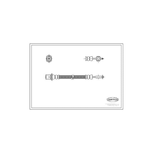 Corteco 19032327 Brake Hose | ML Performance UK