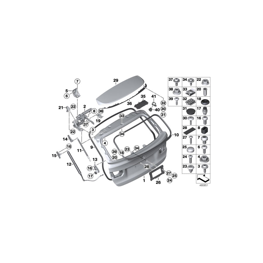 Genuine BMW 51247394613 Bracket Trigger Contact (Inc. 320i, 335dX & 320d ed) | ML Performance UK