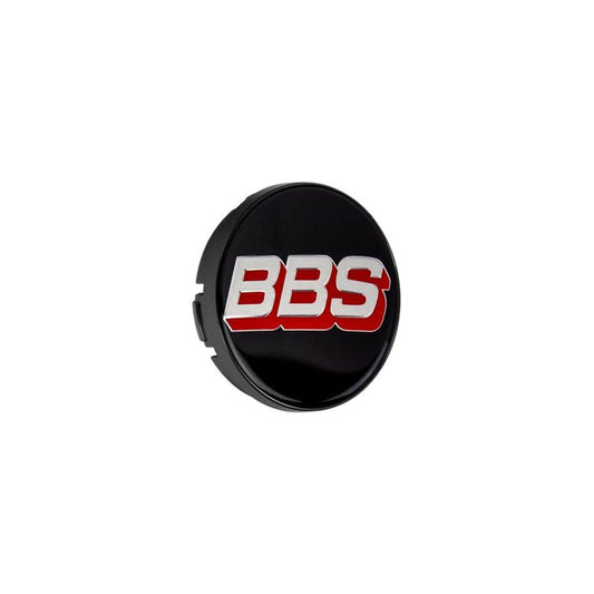 BBS Wheels 10025114 2D Center Cap Embossed Black With Logo Silver/Red Ø56mm | ML Performance UK Car Parts