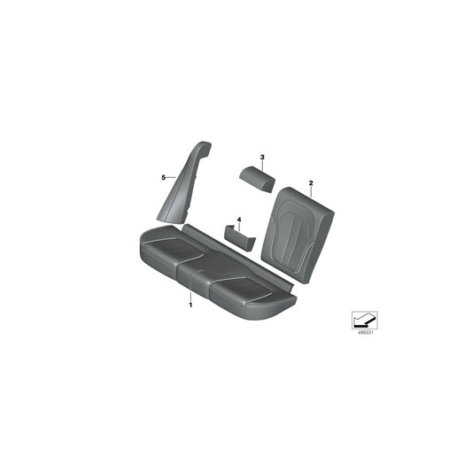 Genuine BMW 52208498027 G05 Side Finisher, Leather, Left SCHWARZ (Inc. X5 30iX, X5 M50dX & X5 40i) | ML Performance UK