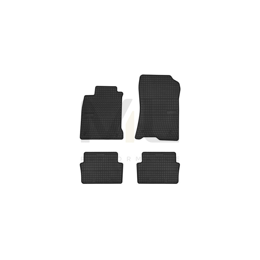 FROGUM Tailored 0751 Floor mat set for RENAULT Laguna III Hatchback (BT) Elastomer, Front and Rear, Quantity: 4, Black | ML Performance Car Parts