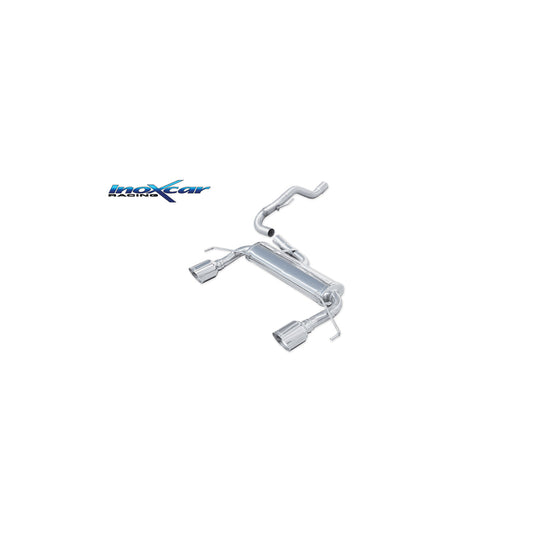 InoXcar OPCO.18.RA Opel Corsa D Stainless Steel Rear Exhaust | ML Performance UK Car Parts