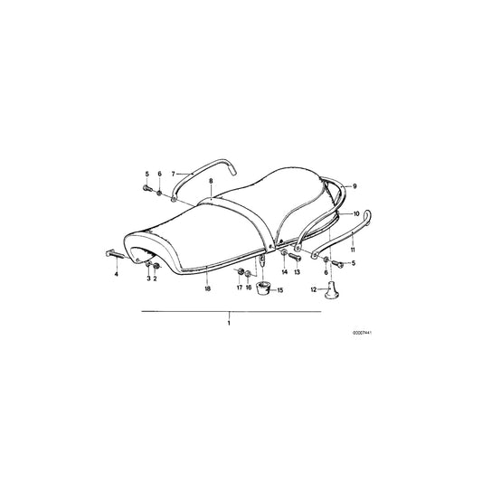 Genuine BMW 52531231321 Decorative Strip 815MM (Inc. R50/5, R60/5 & R75/5) | ML Performance UK