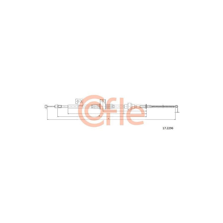 Cofle 17.2296 Hand Brake Cable