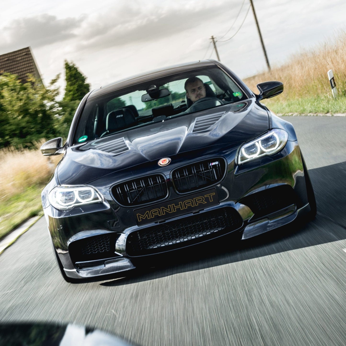 MANHART MH2F1011100 CARBON FRONT SPOILER FOR BMW F10 M5 (COMPETITION)