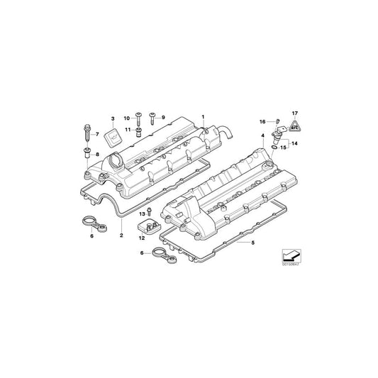 Genuine BMW 11122248424 E38 E65 Fastening Elements (Inc. 740d) | ML Performance UK Car Parts