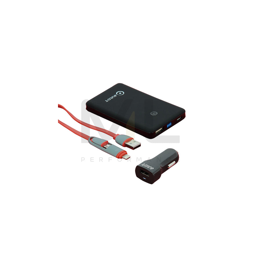 AUTO-T 540224 In-car charger with cigarette lighter plug, with switch, with USB cable, Lightning, micro USB, USB type-A | ML Performance Car Parts