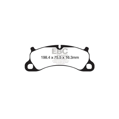 EBC DP82144RP1 Porsche 911 RP-1 Full Race Front Brake Pads - Brembo Caliper 2 | ML Performance UK Car Parts