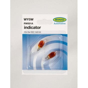 RING RW501A 12V 5W WY5W Capless W2.1 x 9.5d Indicator (Amber) | ML Performance