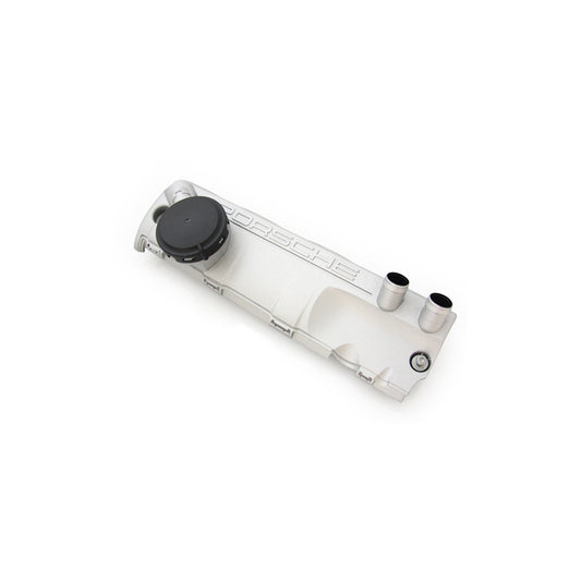 Genuine Porsche Oil / Air Separator Silver Cover, 5-8 Cyl Porsche 957 Cayenne Turbo | ML Performance UK Car Parts