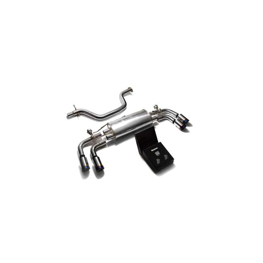 Armytrix AU8JT-QS11B Valvetronic Exhaust System Audi TT MK2 8J 2007-2014 with Quad Blue Coated 3.5" | ML Performance UK UK Car Parts