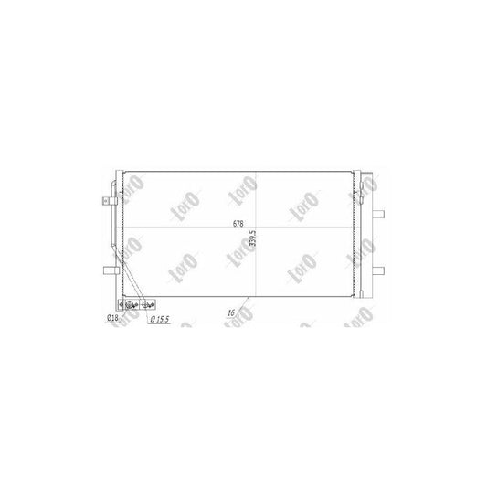 Abakus 0030160029 Air Conditioning Condenser For Audi Q3 (8Ub, 8Ug) | ML Performance UK