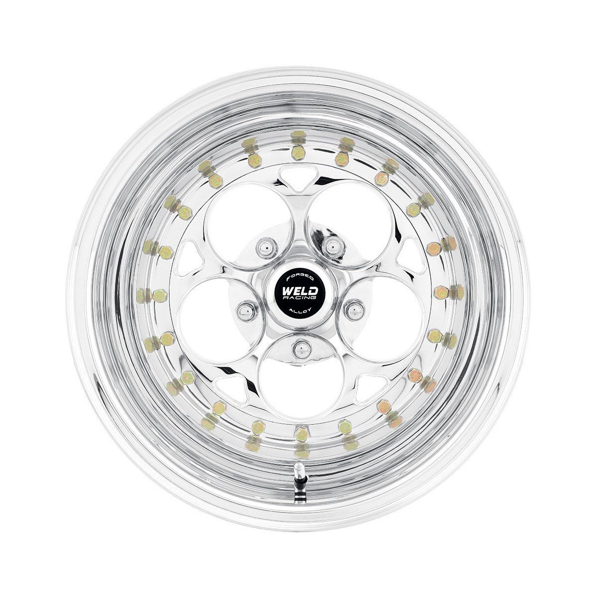 Weld 792B-510214 Magnum Iii Wheel 15x10 5x4.5 ET51 BS7.5 Black Center - Polished Shell