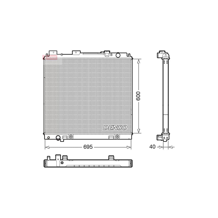 Denso DRM46068 Drm46068 Engine Radiator For Nissan Pathfinder Iii (R51) | ML Performance UK
