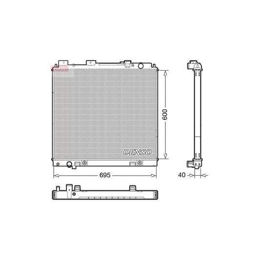 Denso DRM46068 Drm46068 Engine Radiator For Nissan Pathfinder Iii (R51) | ML Performance UK