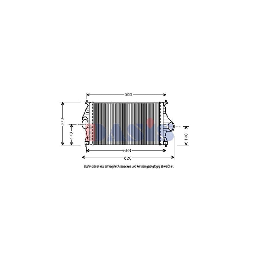 AKS Dasis 067050N Intercooler For Citroën Xantia | ML Performance UK