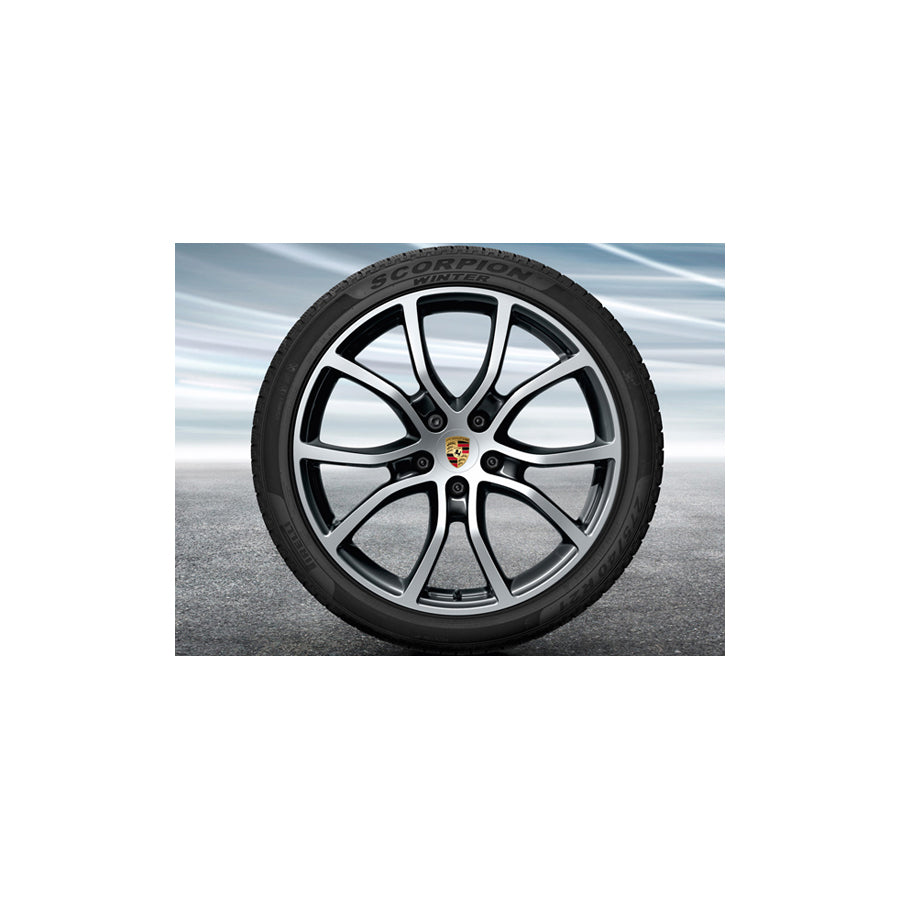 Genuine Porsche 21 Cayenne Exclusive Design Alloy Wheels & Winter Tyres Original Porsche | ML Performance UK Car Parts