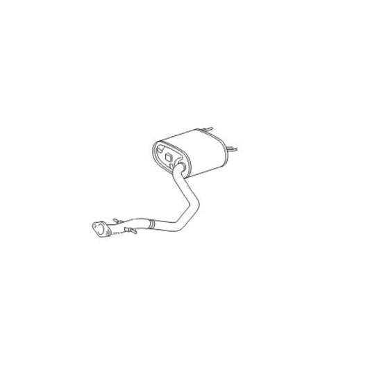 Genuine Lexus 17430-26710 IS Phase 2 Exhaust Back Box