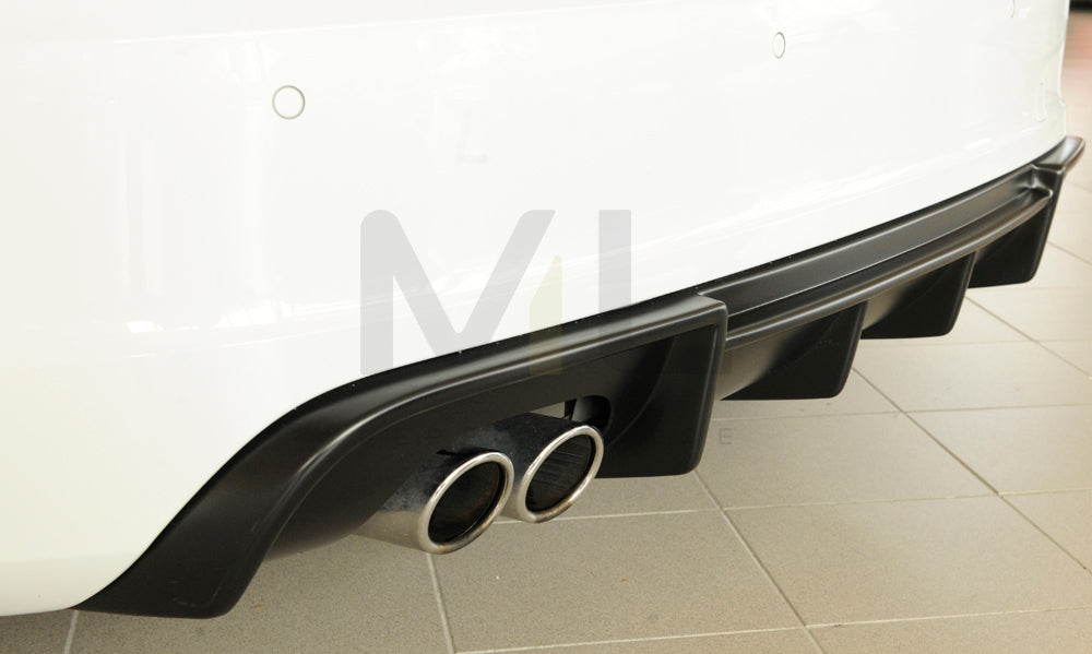 Rieger 00056804 Audi 8V A3 Rear Diffuser 7 | ML Performance UK Car Parts
