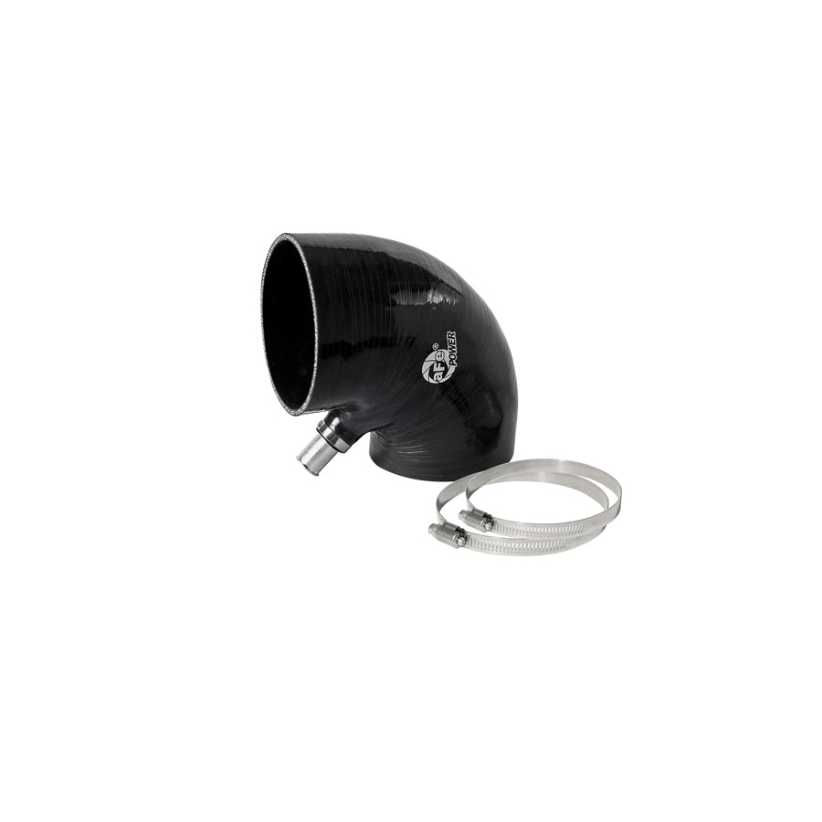  aFe 59-00113 (4 IN ID to 4-1/4 IN ID x 90 Deg.) Elbow Reducing Coupler - Black Replacement Coupling Kit  | ML Performance UK Car Parts