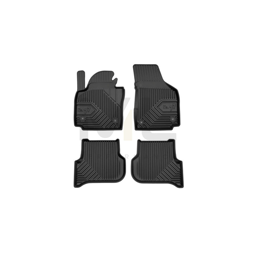 FROGUM Tailored 77407244 Floor mat set for SEAT Altea (5P1) Elastomer, Front and Rear, Quantity: 4, Black | ML Performance Car Parts