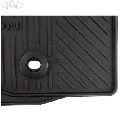 GENUINE FORD 1446600 FIESTA MK6 FUSION FRONT RUBBER CONTOUR FLOOR MATS & CLIPS | ML Performance UK