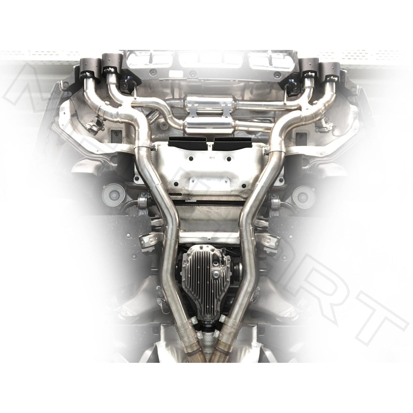 MANHART MH5F9011103_M8 SLIP-ON RACE EXHAUST FOR BMW F9X M8 (COMPETITION) WITH VALVE CONTROL