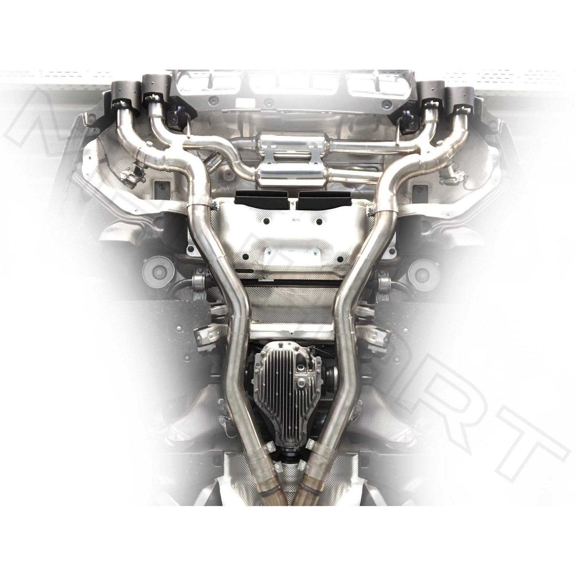 MANHART MH5F9011103_M8 SLIP-ON RACE EXHAUST FOR BMW F9X M8 (COMPETITION) WITH VALVE CONTROL