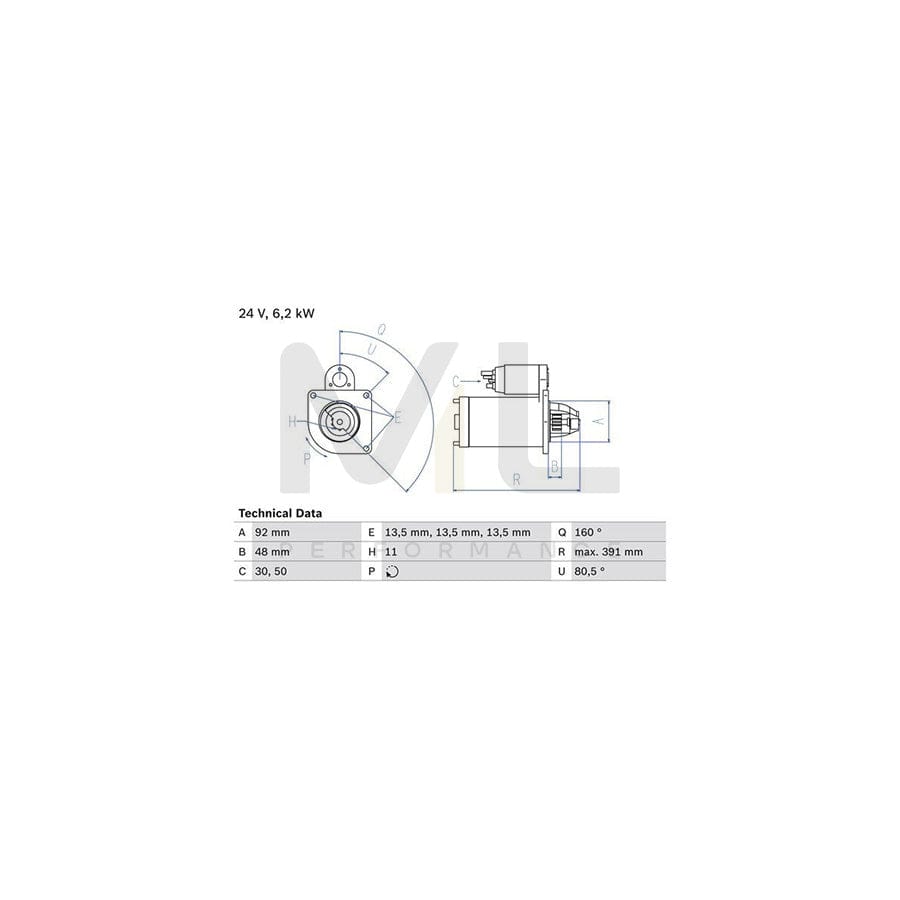 BOSCH 0 986 479 973 Brake Disc for LAND ROVER Range Rover Evoque Convertible (L538) Solid, Oiled | ML Performance Car Parts