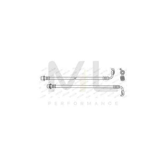 FERODO FHY2838 Brake Hose for TOYOTA HIACE 355mm, F 10X1 | ML Performance Car Parts