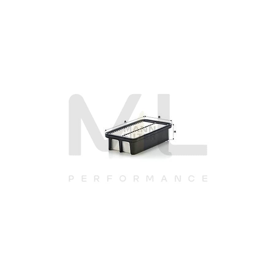 MANN-FILTER C 2219 Air Filter for KIA Picanto I (SA) Filter Insert | ML Performance Car Parts