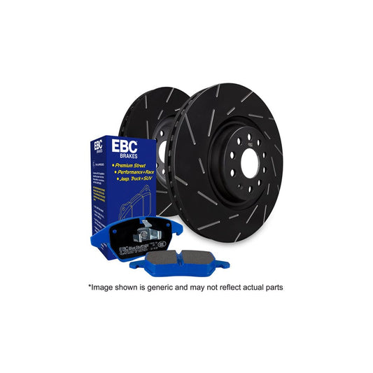 EBC PD09KR471 Honda Bluestuff Rear Brake Pad & USR Disc Kit - Akebono Caliper 1 | ML Performance UK Car Parts