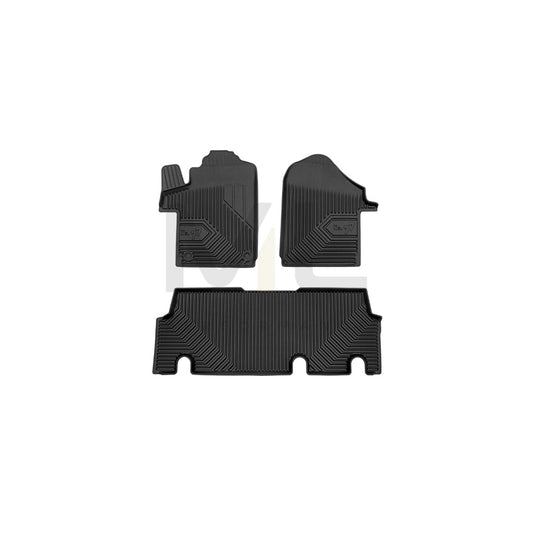 FROGUM Tailored, No.77 77408609 Floor mat set suitable for MERCEDES-BENZ VITO Elastomer, Front and Rear, Quantity: 3, Black | ML Performance Car Parts