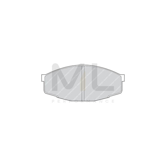 Ferodo Sl Fsl532 Brake Pad Set Not Prepared For Wear Indicator | ML Performance Car Parts