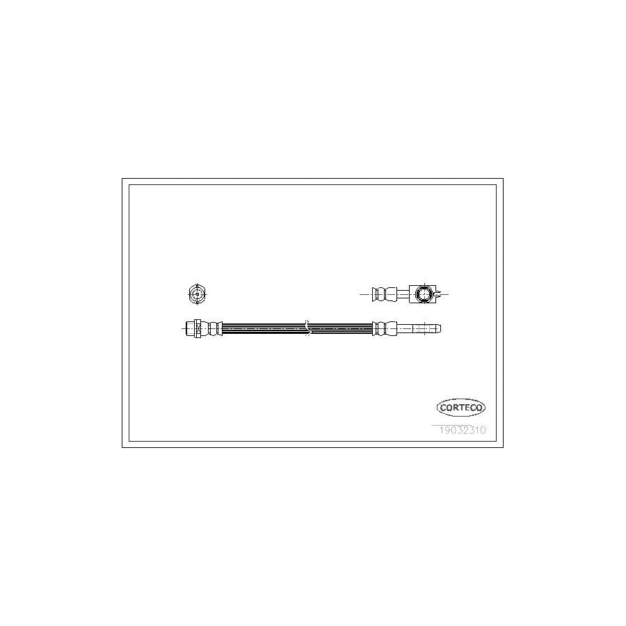 Corteco 19032310 Brake Hose | ML Performance UK