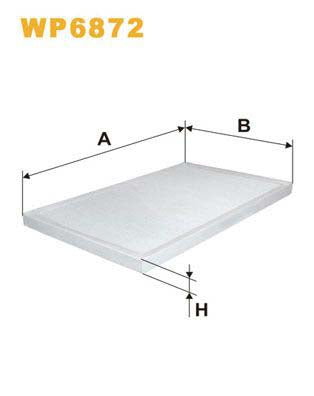 WIX Filters WP6872 Pollen Filter For Audi A6