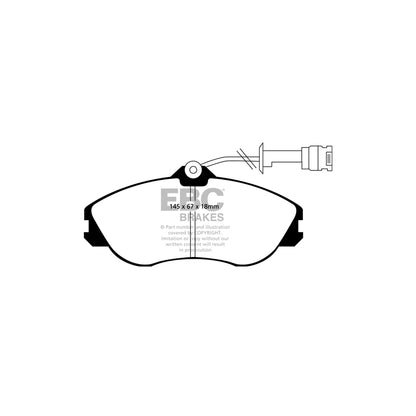 EBC DP4711R Audi B3 C4 Yellowstuff Front Brake Pads - Girling/TRW Caliper (Inc. 80, 200, Cabriolet, S2, S4) 2 | ML Performance UK Car Parts
