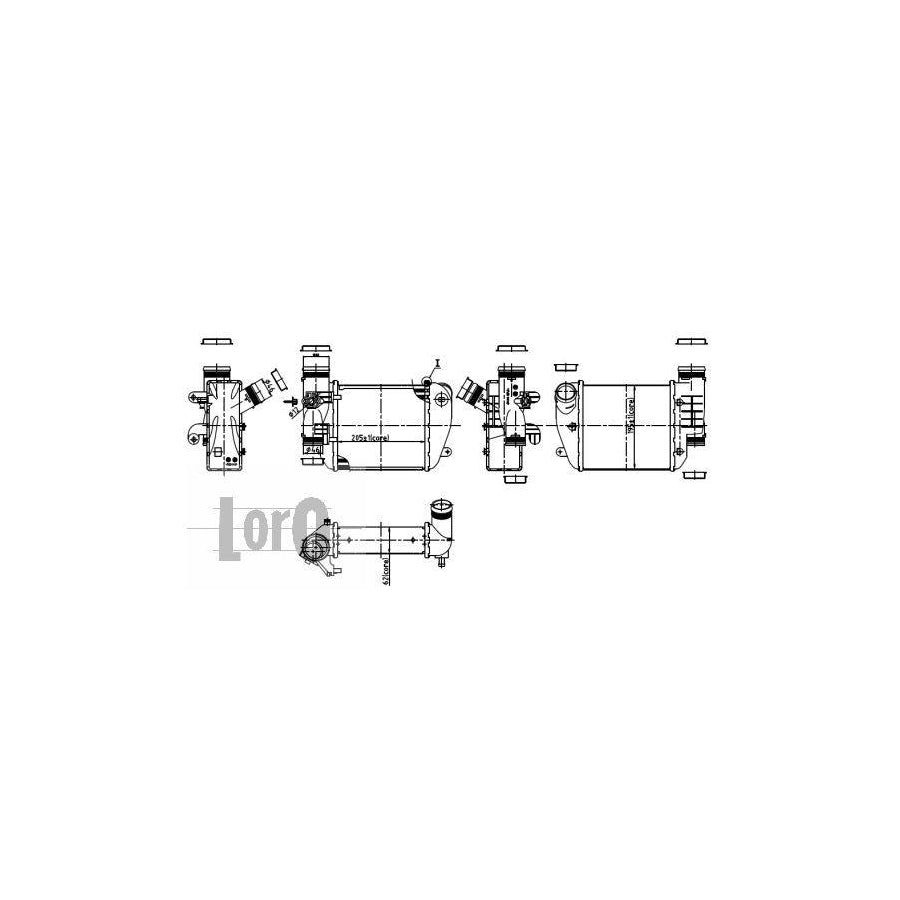 Abakus 0030180012 Intercooler For Audi A6 | ML Performance UK