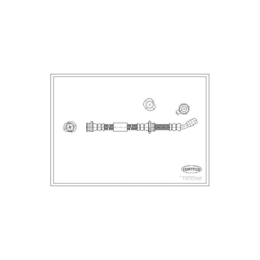 Corteco 19032485 Brake Hose For Nissan Sunny | ML Performance UK